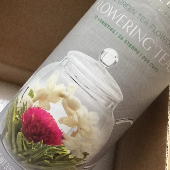 Tea bloom tea flower Easter Sunday brunch basket gift farmer’s market wonderland - Picture 5 of 12